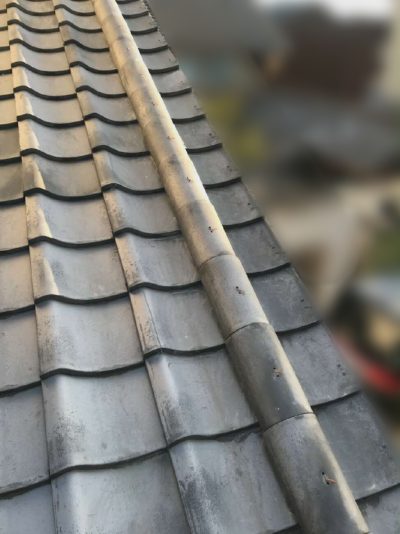 岐阜市 屋根 筒瓦補修 after