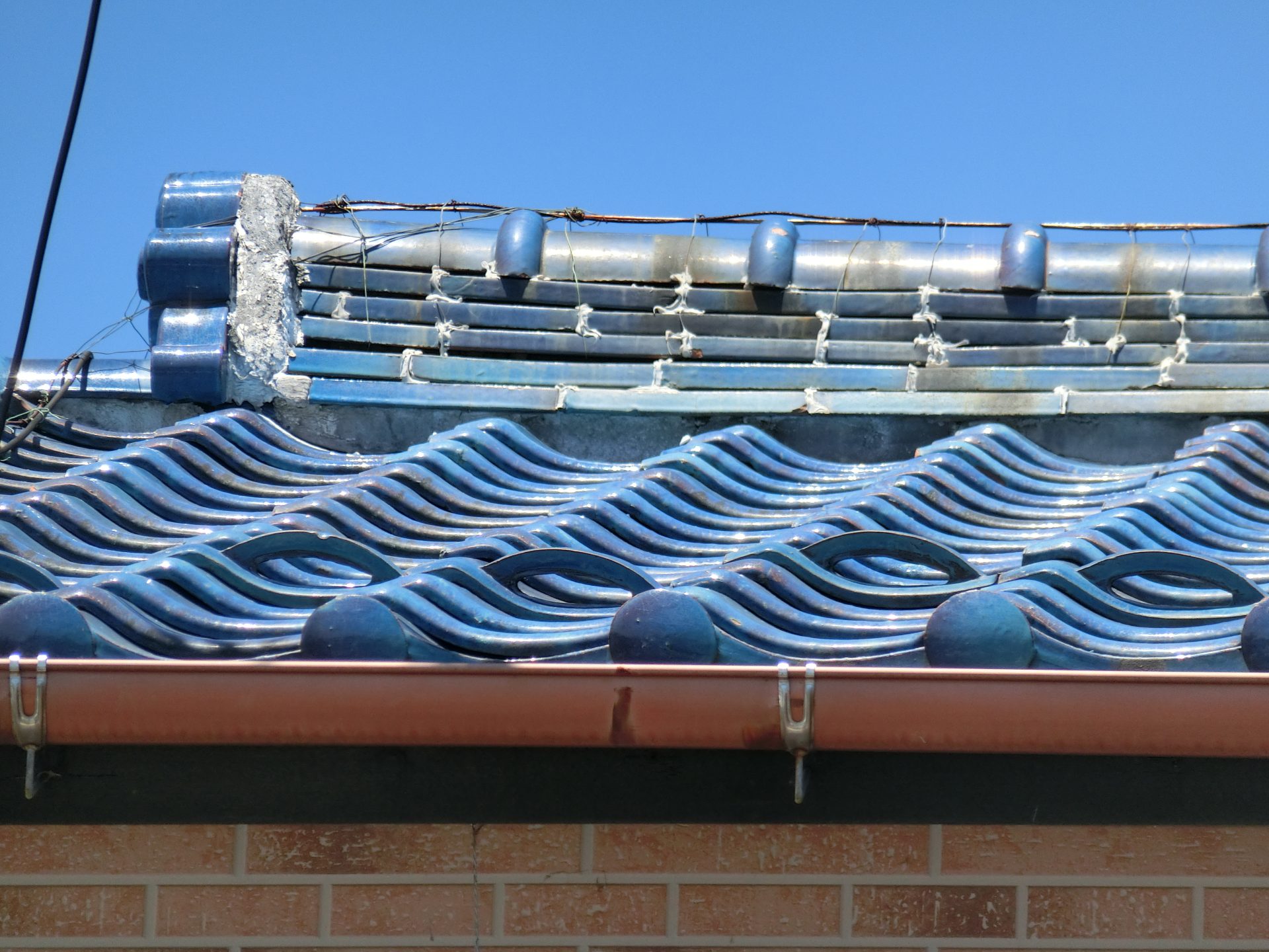 棟（のし瓦）の劣化1