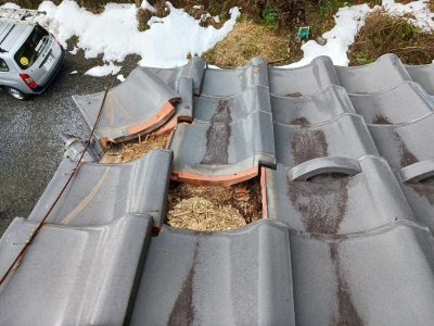 岐阜市の瓦屋根修理工事02