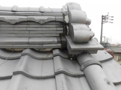 名古屋市 屋根漆喰(しっくい)補修工事 | 屋根のあれこれ