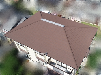 完成後の屋根の写真