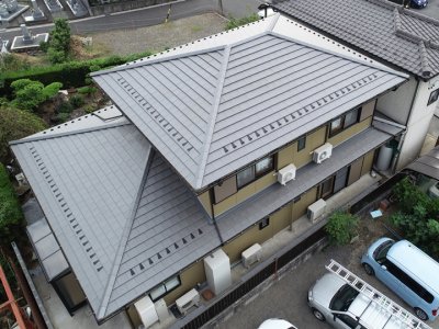 池田町 S様邸 屋根瓦葺き替え工事 | 屋根葺き替え工事