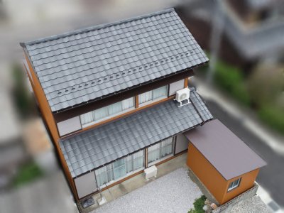 岐阜市 K様邸 和瓦からROOGA雅への葺き替え工事 | 屋根葺き替え工事