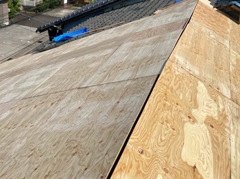 12mm構造用合板　屋根